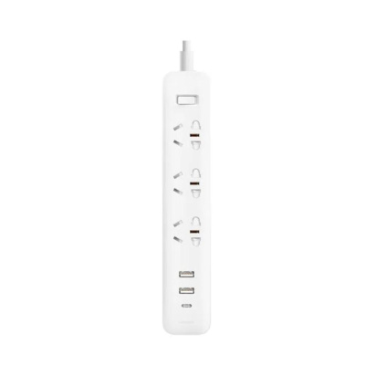 Удлинитель Xiaomi Mi Power Strip (3 розетки + 2USB + USB Type-C 20W) (2A1C) White CN