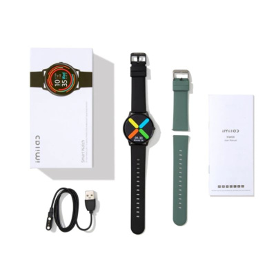 Умные часы Xiaomi Imilab KW66 Black + 2 ремешка (EU)